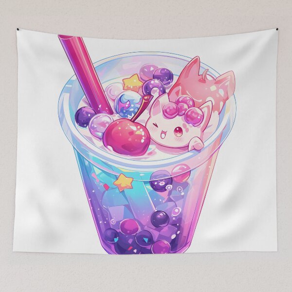 Item preview, Mochi Cats Galaxy Bubble Tea  designed and sold by FigmaCreations.