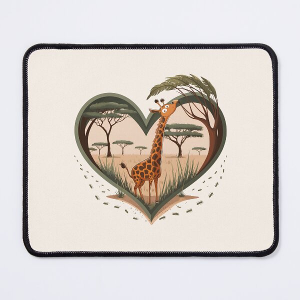 Item preview, Giraffe In Heart designed and sold by Itsheartshop.