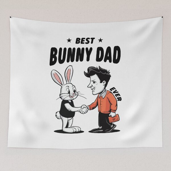Item preview, Best Bunny Dad Ever - Fathers Day - Happy Easter Day designed and sold by Gravy-tee07.
