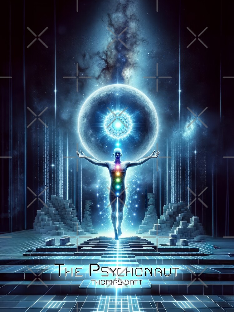 Thumbnail 5 of 5, Graphic T-Shirt, The Psychonaut 2.0 designed and sold by thomasdatt.