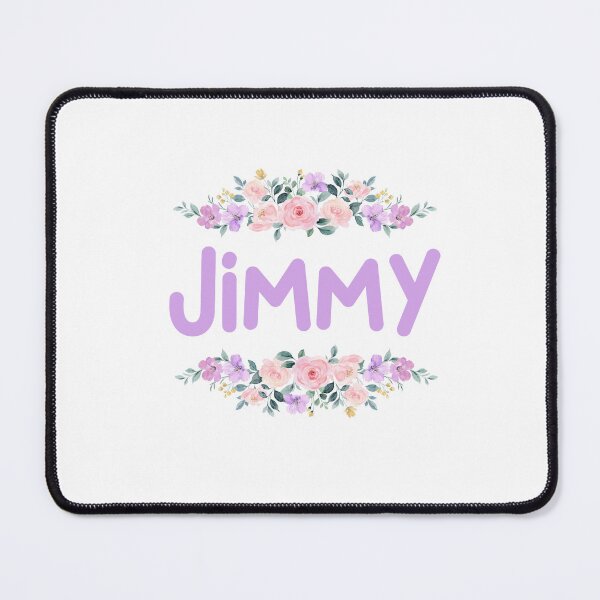 Item preview, Purple Flower Jimmy Name Label designed and sold by NormadWorld.