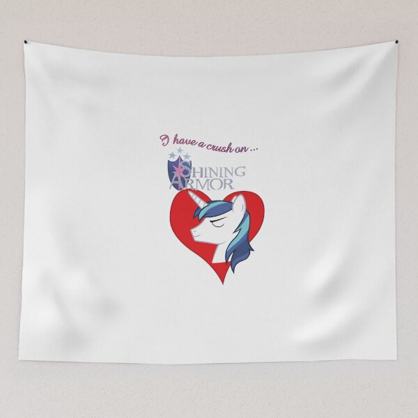 Item preview, I have a crush on... Shining Armor - with text designed and sold by Stinkehund.