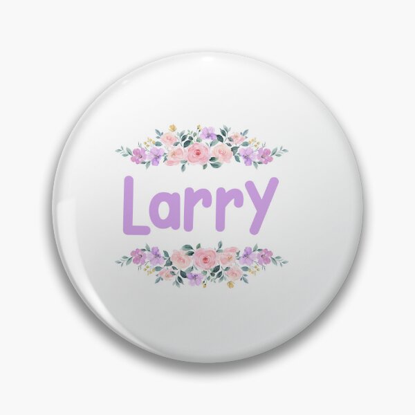 Item preview, Purple Flower Larry Name Label designed and sold by NormadWorld.