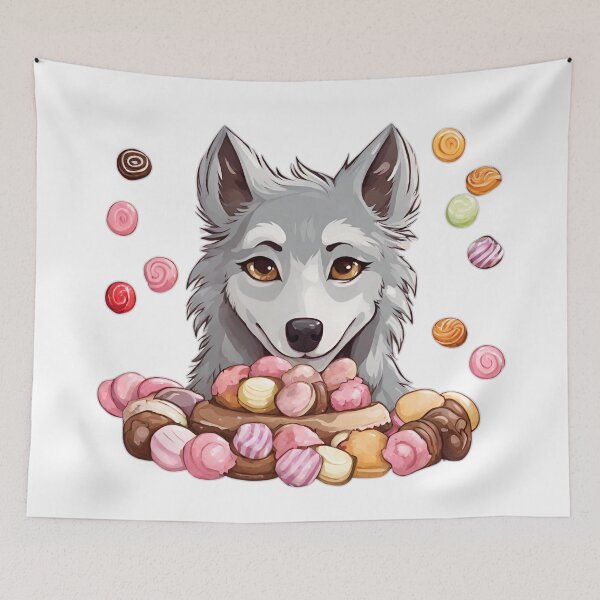 Item preview, WolfDog And Sweets FASTFOODS AND DOGS designed and sold by GoodyPaws.
