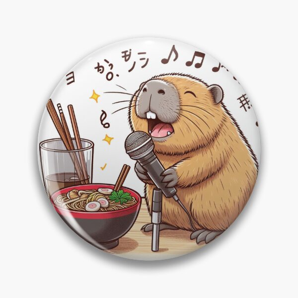 Item preview, Capybara Japanese Kareoke1 designed and sold by Capybara Art Lover.
