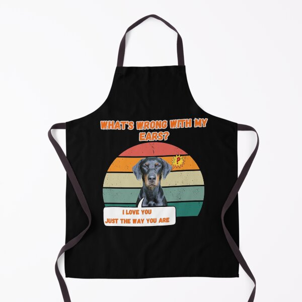 Item preview, Natural Ear Doberman, What's wrong with my ears? Design  designed and sold by LovelyHappyGift.