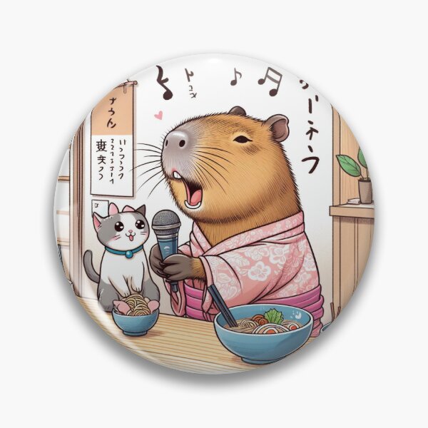 Item preview, Capybara Japanese Kareoke3 designed and sold by Capybara Art Lover.