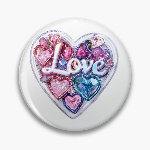 Item preview, Diamond Embrace: Love's Spectrum designed and sold by AI-Only Creations.