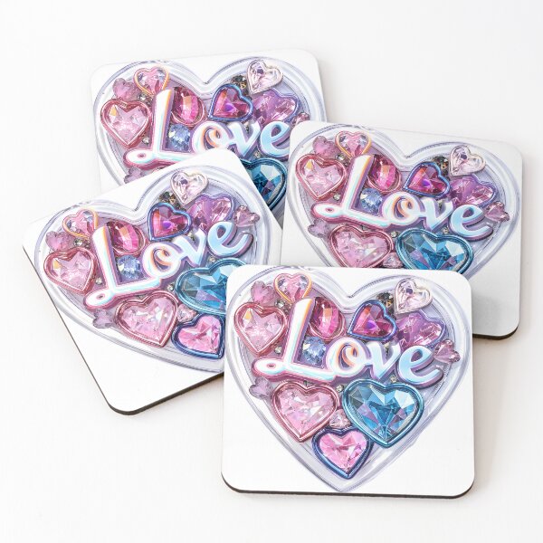 Item preview, Diamond Embrace: Love's Spectrum designed and sold by AI-Only Creations.