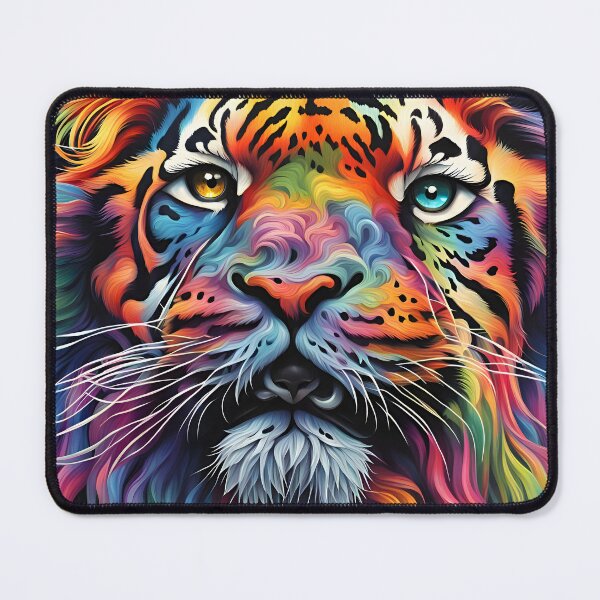 Item preview, Psychedelic Tiger designed and sold by DiscoGypsyFish.