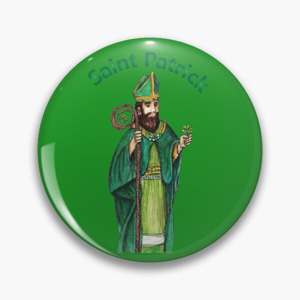 Item preview, Saint Patrick holding a clover explaining the mystery of the Holy Trinity designed and sold by Rafa-MB.