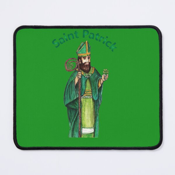 Item preview, Saint Patrick holding a clover explaining the mystery of the Holy Trinity designed and sold by Rafa-MB.