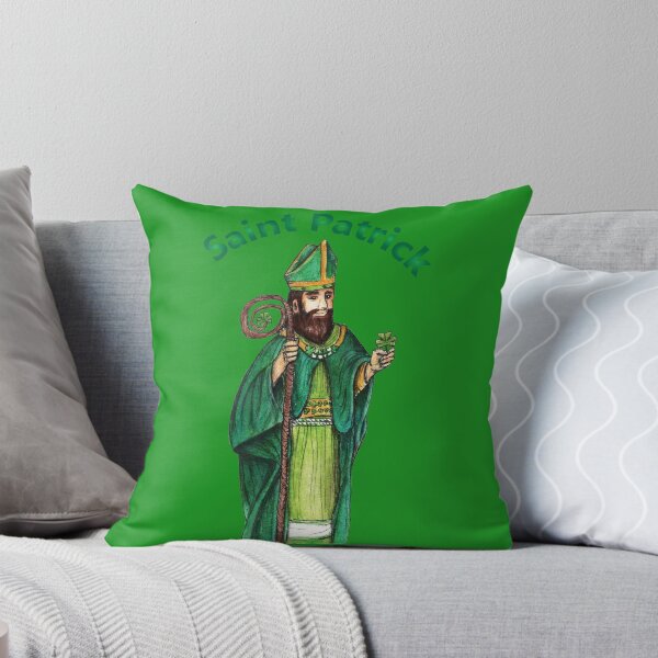 Item preview, Saint Patrick holding a clover explaining the mystery of the Holy Trinity designed and sold by Rafa-MB.