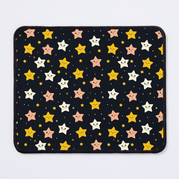 Item preview, cute stars on a black background designed and sold by burbura.