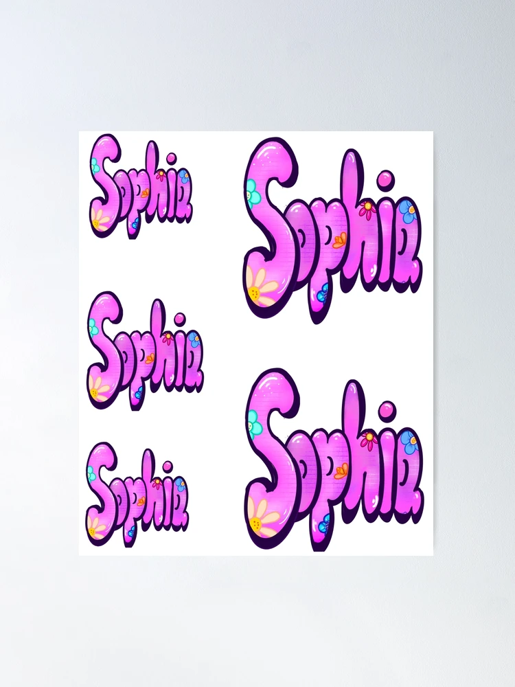 SOPHIAポスターのみ Sophia 5 pack - 10 best personaIized custom name gift ideas for