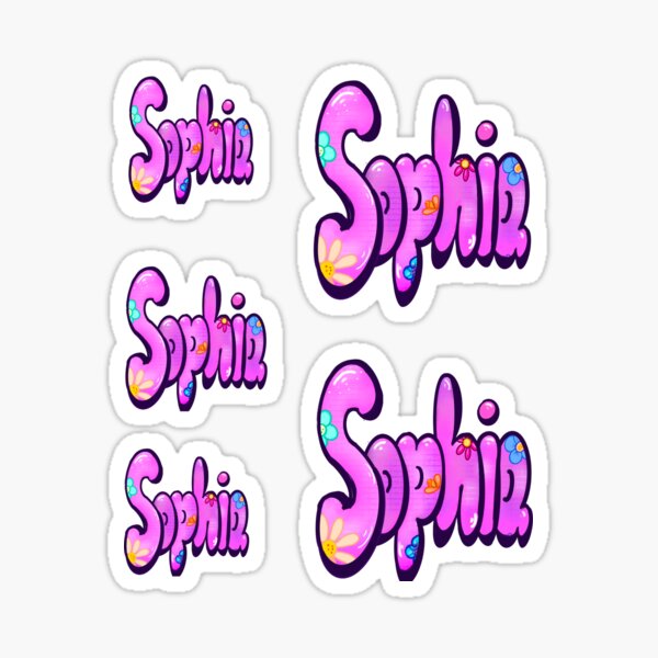 Item preview, Sophia 5 pack - 10 best personaIized custom name gift ideas for girls and women named Sophia designed and sold by Artonmytee.