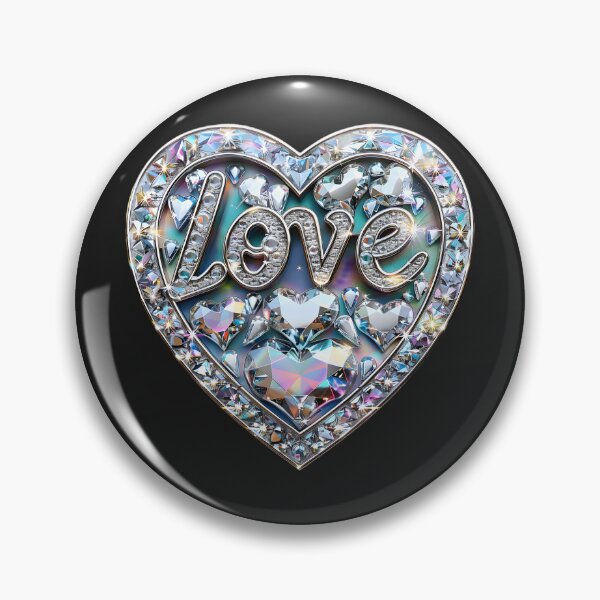 Item preview, Glimmering Love: Heart's Reflection designed and sold by AI-Only Creations.