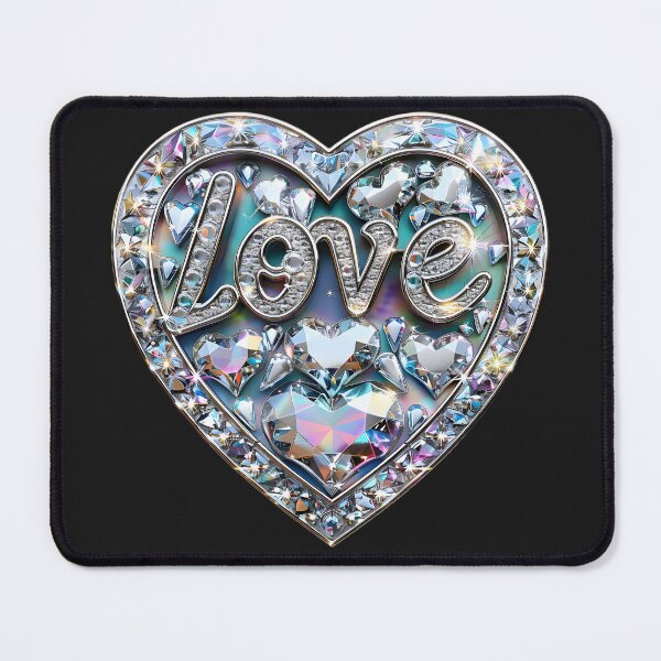 Item preview, Glimmering Love: Heart's Reflection designed and sold by AI-Only Creations.