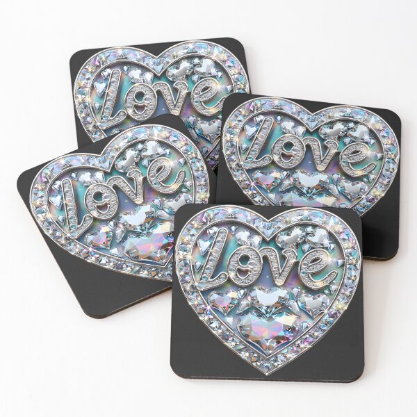 Item preview, Glimmering Love: Heart's Reflection designed and sold by AI-Only Creations.