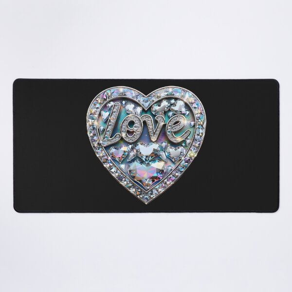 Item preview, Glimmering Love: Heart's Reflection designed and sold by AI-Only Creations.