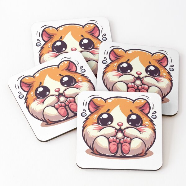 Item preview, The cute pathetic hamster is scared designed and sold by Dwipo Design.