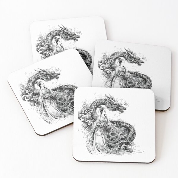 Item preview, Highly Detailed Japanese Tattoo Style Art designed and sold by Lucy Goosy Art.