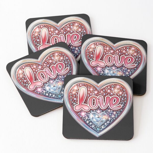 Item preview, Diamond Heart: Vibrant Affection designed and sold by AI-Only Creations.