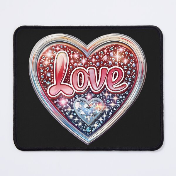 Item preview, Diamond Heart: Vibrant Affection designed and sold by AI-Only Creations.