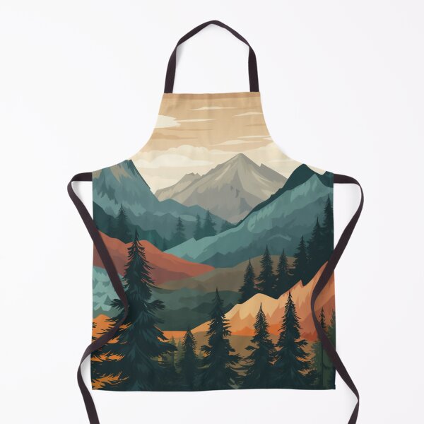 Item preview, Mountain Landscape Pattern designed and sold by NicolasGlowArt.