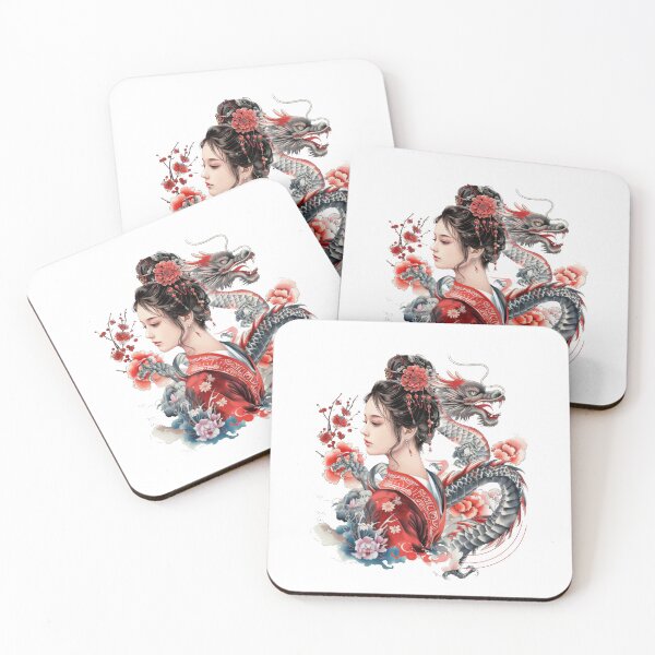 Item preview, Highly Detailed Japanese Tattoo Style Art designed and sold by Lucy Goosy Art.