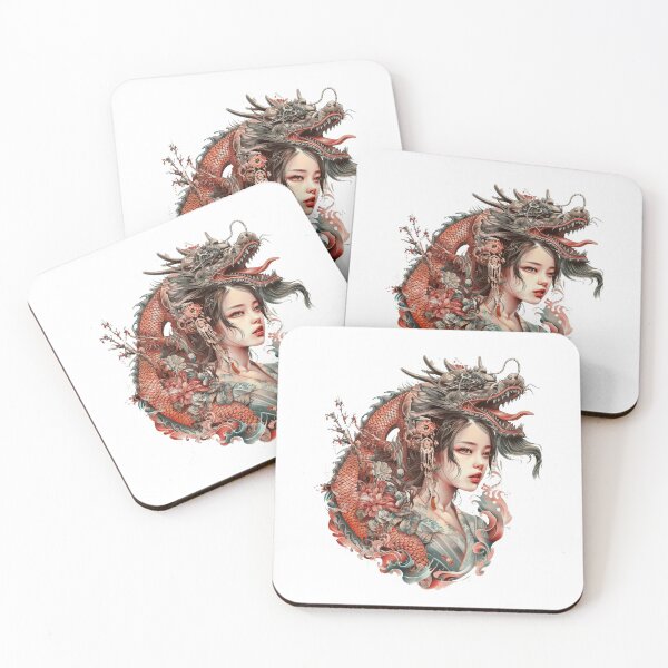 Item preview, Highly Detailed Japanese Tattoo Style Art designed and sold by Lucy Goosy Art.
