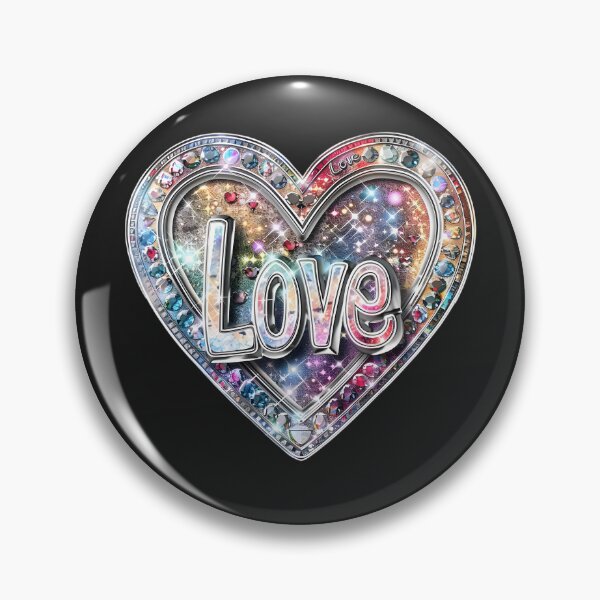 Item preview, Dazzling Affection: Heart's Glow designed and sold by AI-Only Creations.