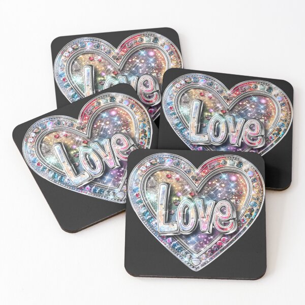 Item preview, Dazzling Affection: Heart's Glow designed and sold by AI-Only Creations.