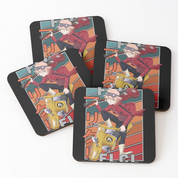 Item preview, Haruko Haruhara FLCL Retro Stripe Design designed and sold by Wafusaurus.