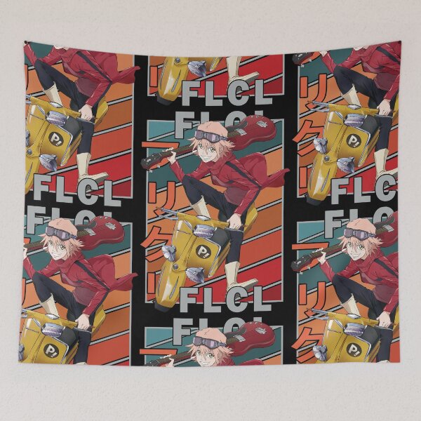 Item preview, Haruko Haruhara FLCL Retro Stripe Design designed and sold by Wafusaurus.