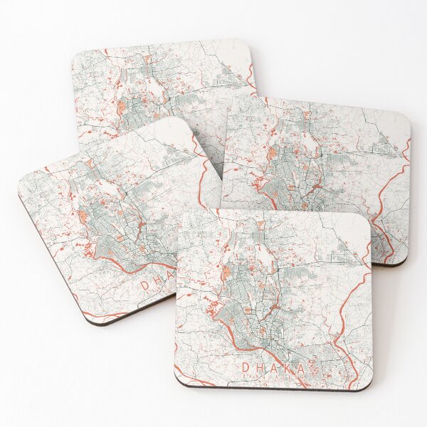 Item preview, Dhaka City Map of Bangladesh  - Bohemian designed and sold by deMAP.