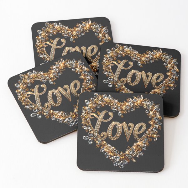Item preview, Shimmering Love: Heart's Spectrum designed and sold by AI-Only Creations.