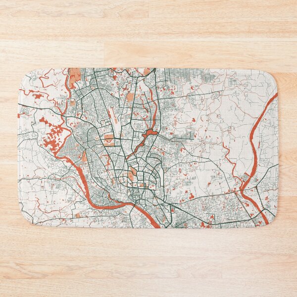 Item preview, Dhaka City Map of Bangladesh  - Bohemian designed and sold by deMAP.
