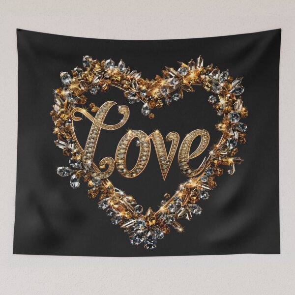 Item preview, Shimmering Love: Heart's Spectrum designed and sold by AI-Only Creations.