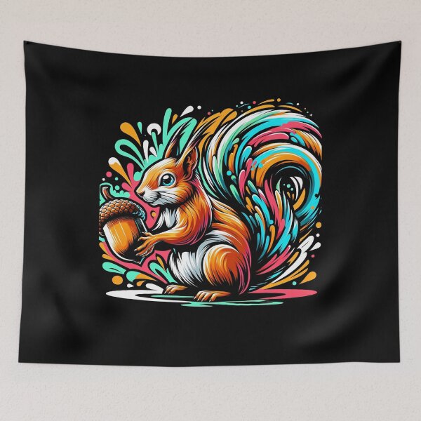 Item preview, Squirrel holding an acorn designed and sold by panshop20.
