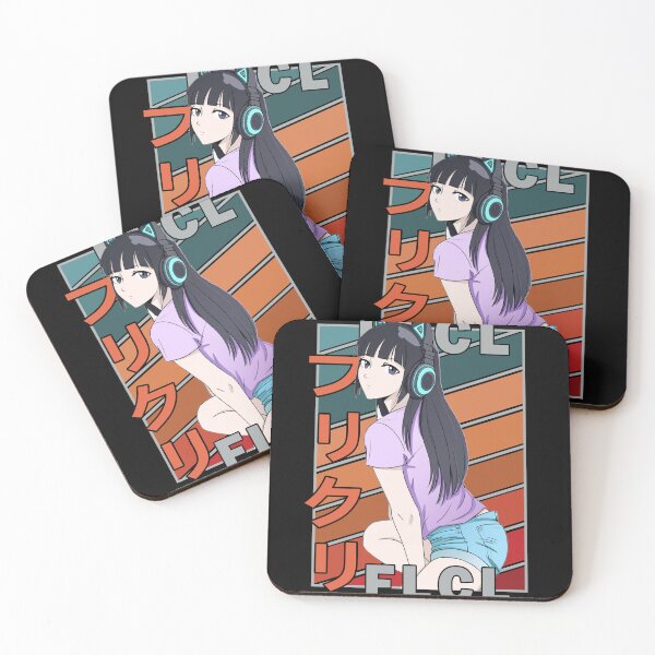 Item preview, Eri Ninamori FLCL Retro Stripe Design designed and sold by Wafusaurus.