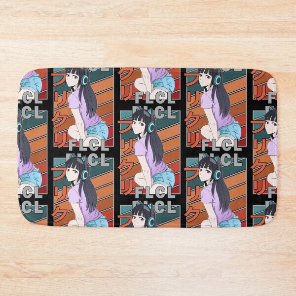 Item preview, Eri Ninamori FLCL Retro Stripe Design designed and sold by Wafusaurus.