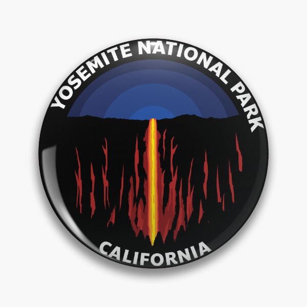 Item preview, Yosemite National Park Badge Landscape designed and sold by SUPERHERON.