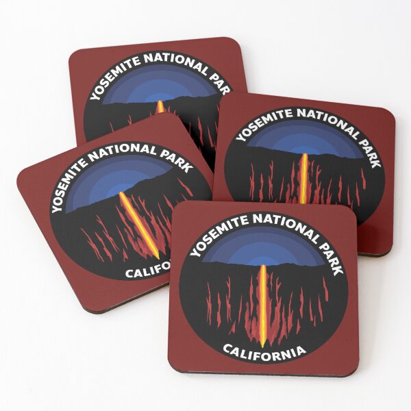 Item preview, Yosemite National Park Badge Landscape designed and sold by SUPERHERON.