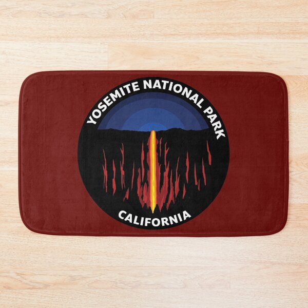 Item preview, Yosemite National Park Badge Landscape designed and sold by SUPERHERON.