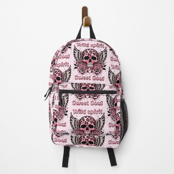 Item preview, Boho sugar skull, floral, pink, roses, wild spirit, sweet soul designed and sold by Margival.