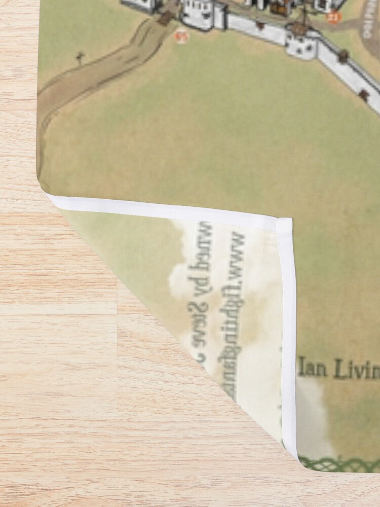 Thumbnail 2 of 5, Shower Curtain, Port Blacksand: City of Thieves designed and sold by qpiii.