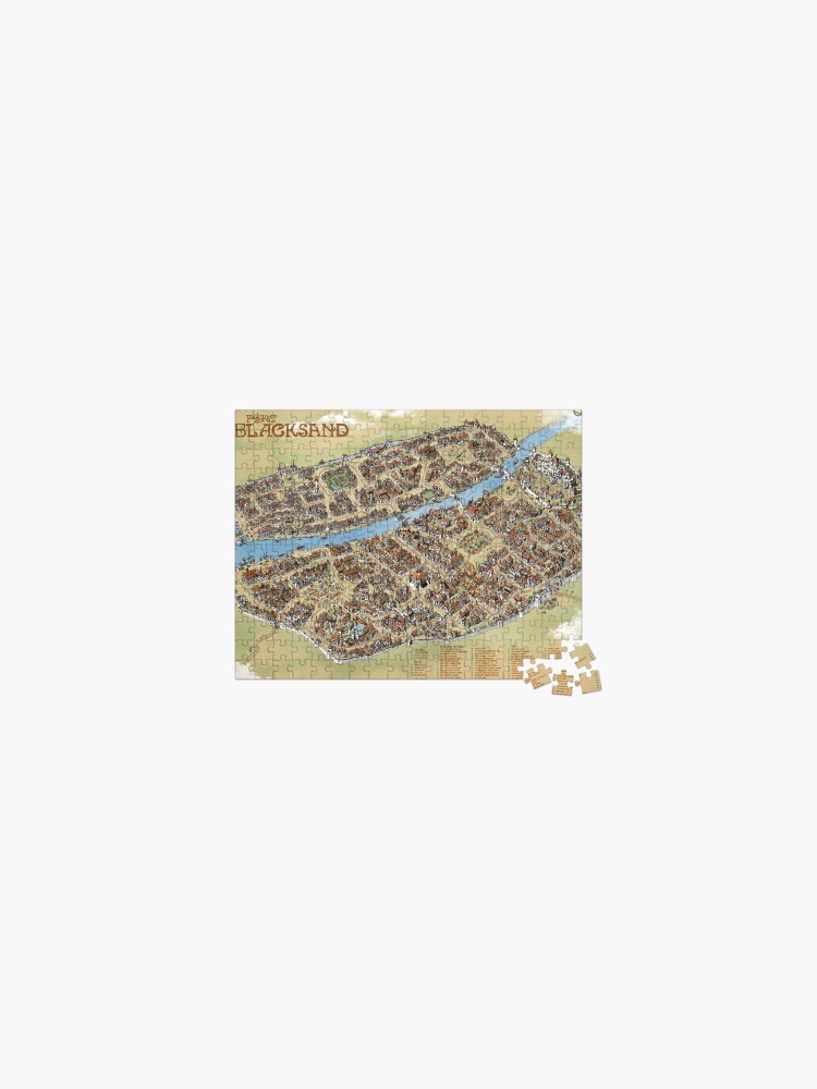 Thumbnail 1 of 2, Jigsaw Puzzle, Port Blacksand: City of Thieves designed and sold by qpiii.