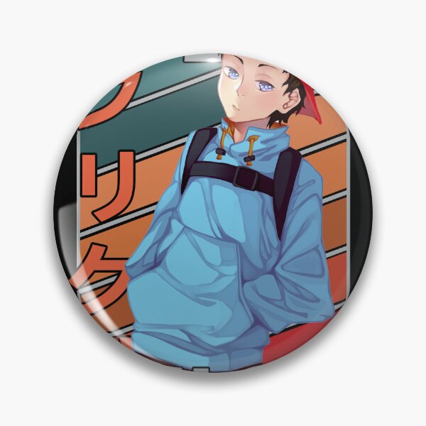 Item preview, Naota Nandaba FLCL Retro Stripe Design designed and sold by Wafusaurus.