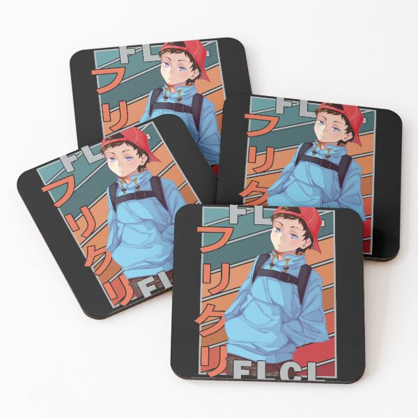 Item preview, Naota Nandaba FLCL Retro Stripe Design designed and sold by Wafusaurus.